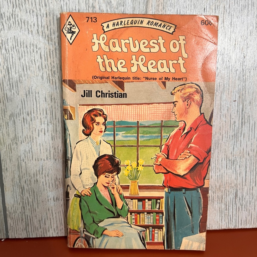 Harvest of the Heart Jill Christian Harlequin Romance 713 Vintage Paperback 1974